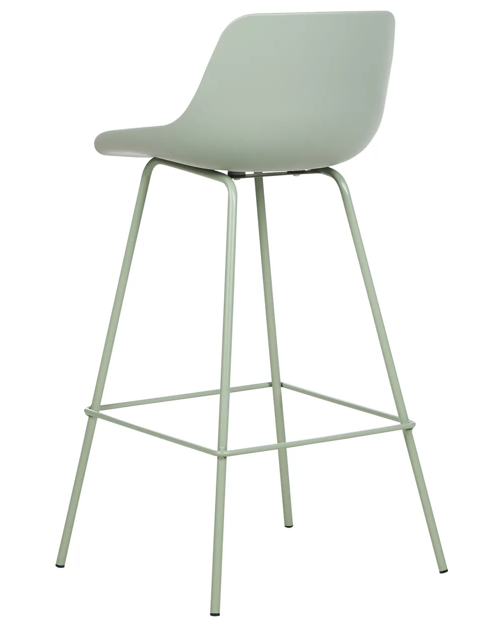 Set of 2 Bar Chairs EMMET Light Green_902771