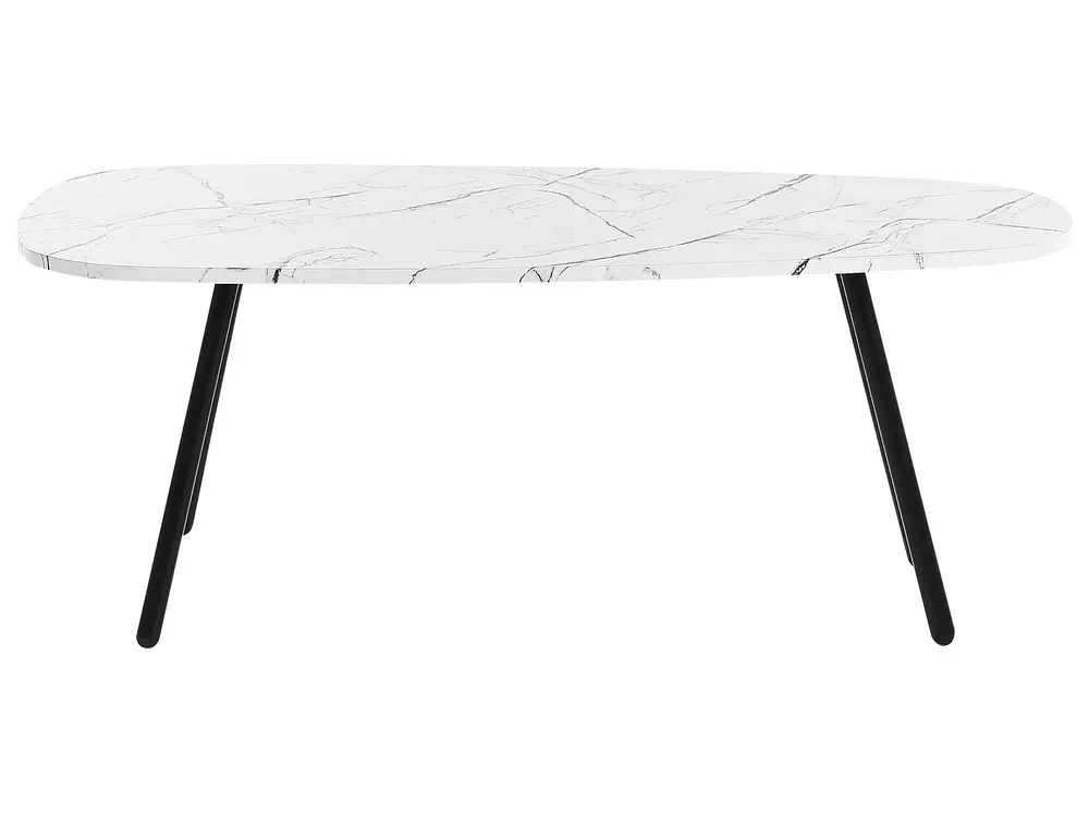 Coffee Table BIDDLE White Marble_832835