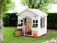 Garden Playhouse NIKAIA Fir Wood White_956487