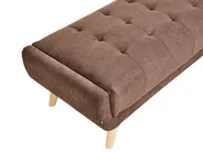 Soffa 2-sits HABO med fotpall Mörkbrun_1077323