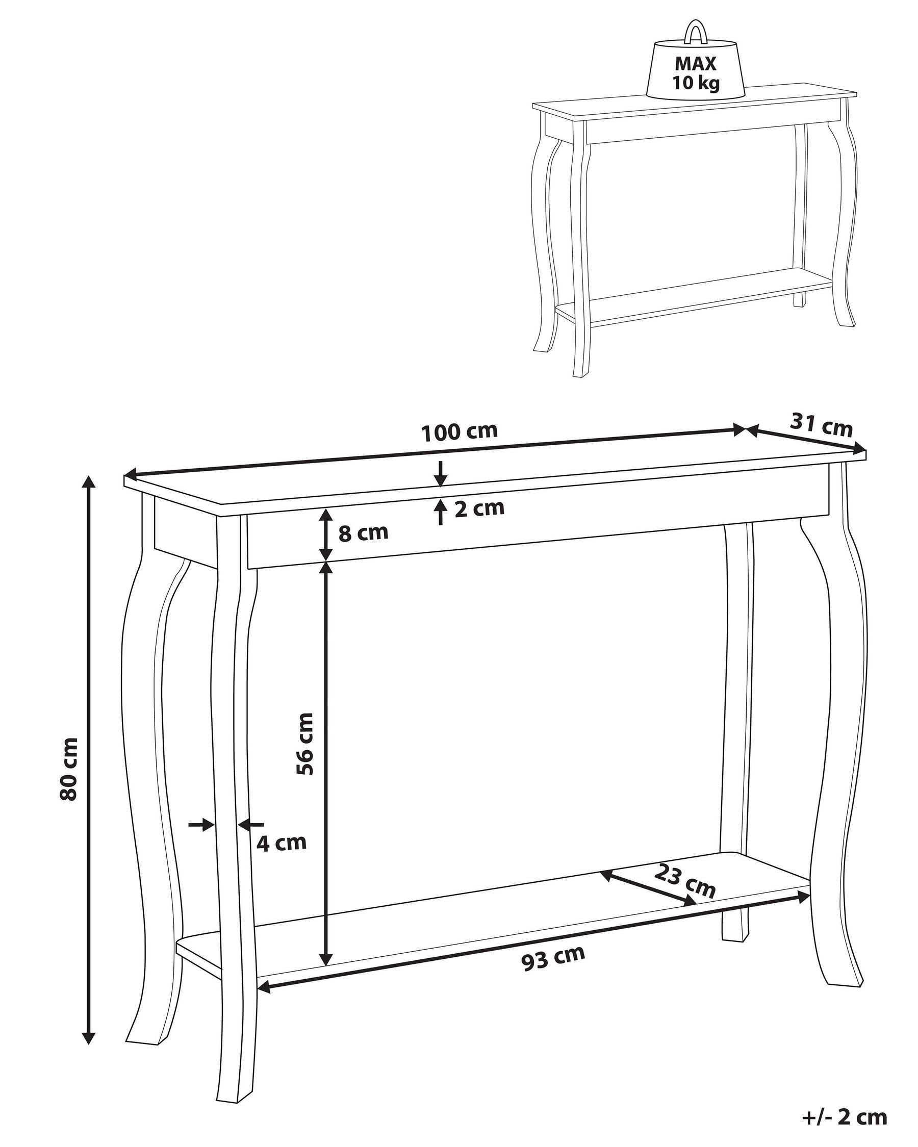 Console Table HARTFORD Black_814906