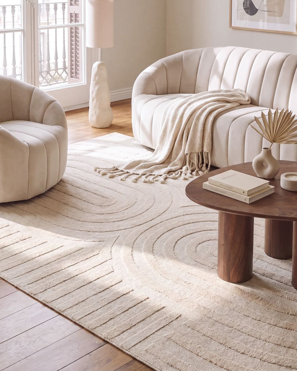 Matta MASTUNG Beige 200 x 300 cm Ull