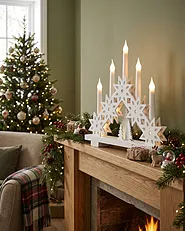 Christmas Decoration LED BILLAN 31 cm White_1161716