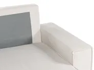 Corner Sofa Bed 3 Seater ABACKA Corduroy Off-White Left Hand_896751