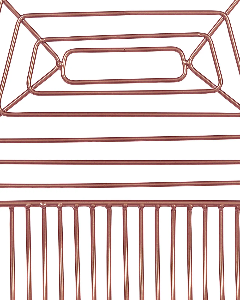 Set med 2 matstolar BEATTY Metall Roséguld_868402