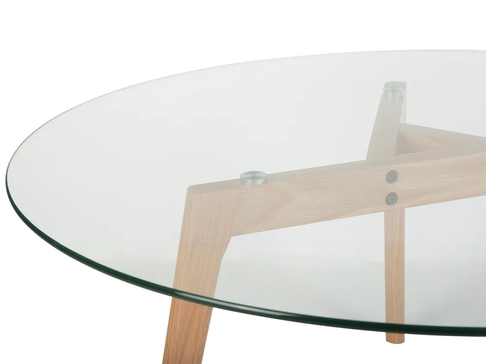 Coffee Table MINNESOTA Glass Transparent_745236