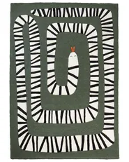 Matto OKAPI Tummanvihreä 160 x 230 cm_909618