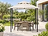 Paviljonki NARO 240 cm x 148 cm Metalli Beige
