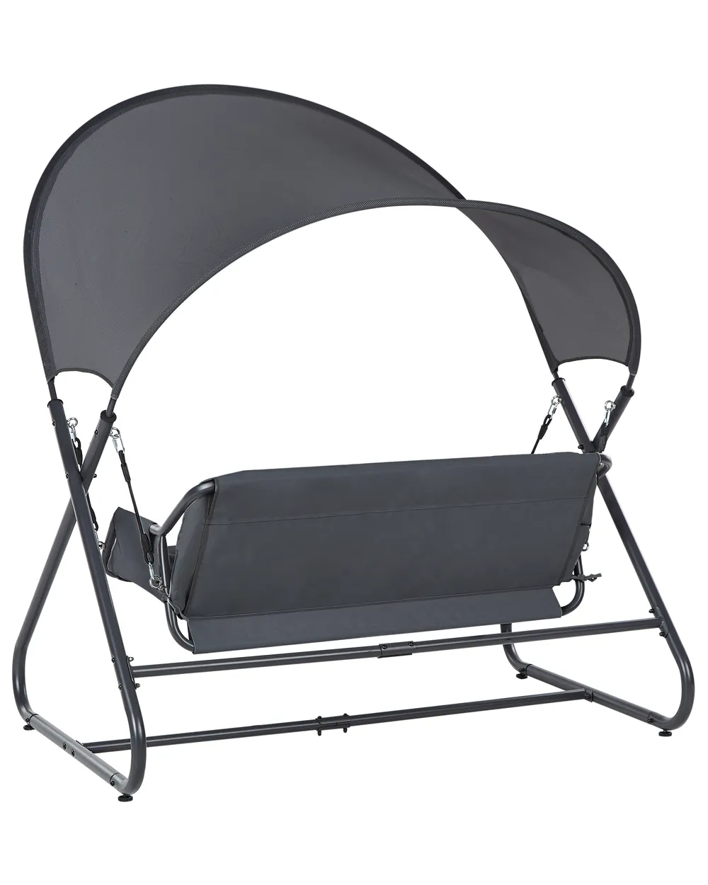 Patio Swing SOLAGNA Metal Dark Grey_961598