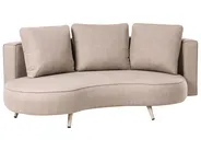 Garden Sofa 3 Seater PARORI Beige Right Hand_1015554