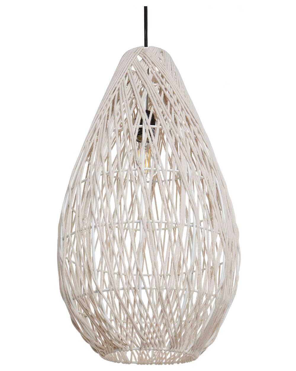 Pendellampa ANNOTTO Bomull Beige