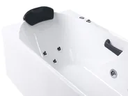 Massagebadkar SAYULA 1700 x 800 mm Vit Högervänd_1029494