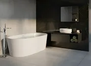 Back to Wall Bathtub PARNAIBA 1700 x 800 mm White_1017402