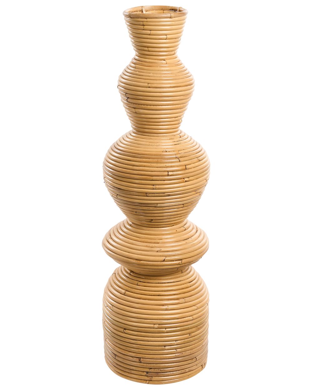 Decorative Vase NUORO 70 cm Rattan Natural