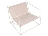 Garden Sofa Set 4 Seater PONTE Metal Light Beige_1013448