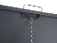 Skydd till dubbel soptunna 480 L PIACENZA Metall Mörkgrå_1073509