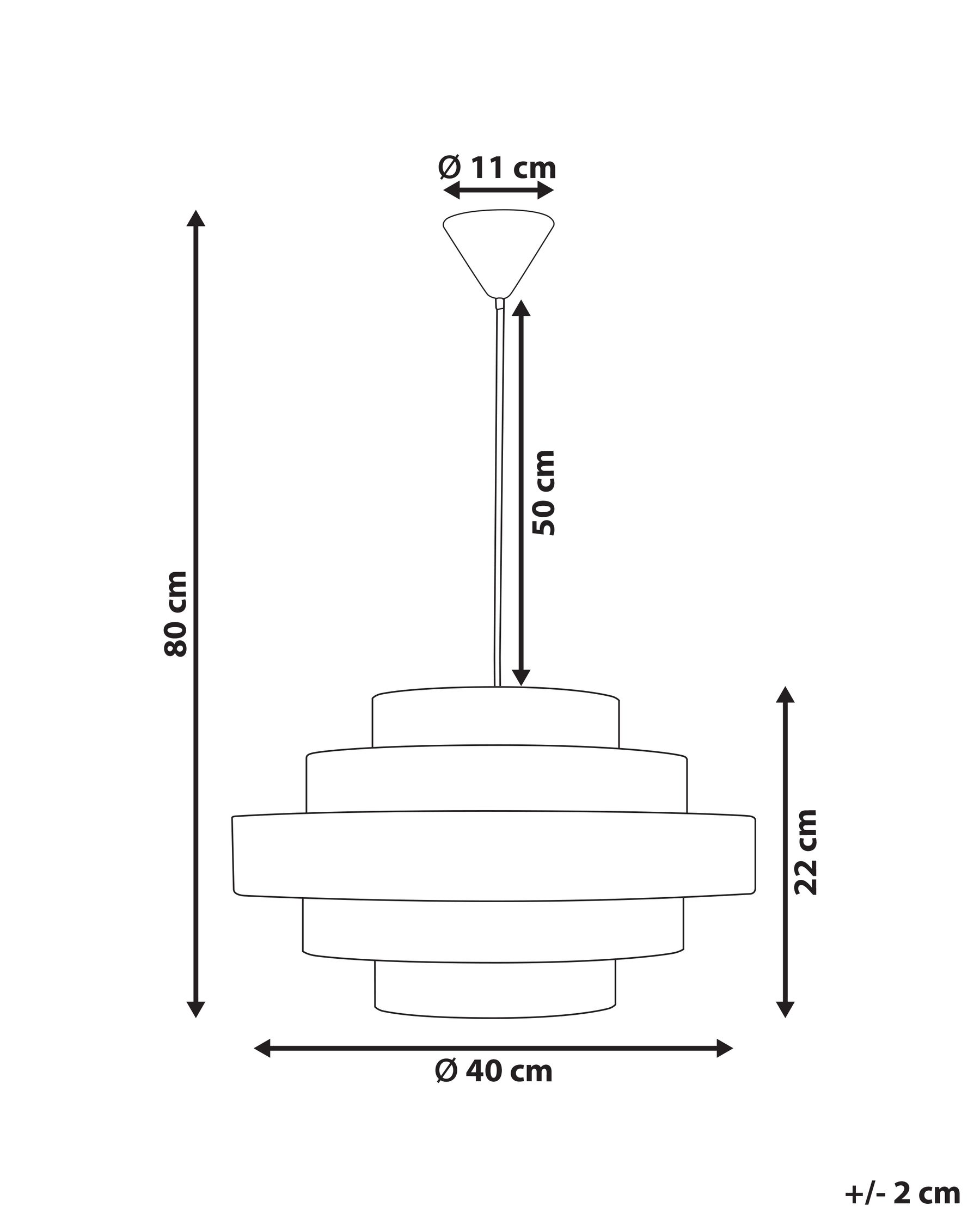 Pendant Lamp EREBATO Linen Off-White_955670