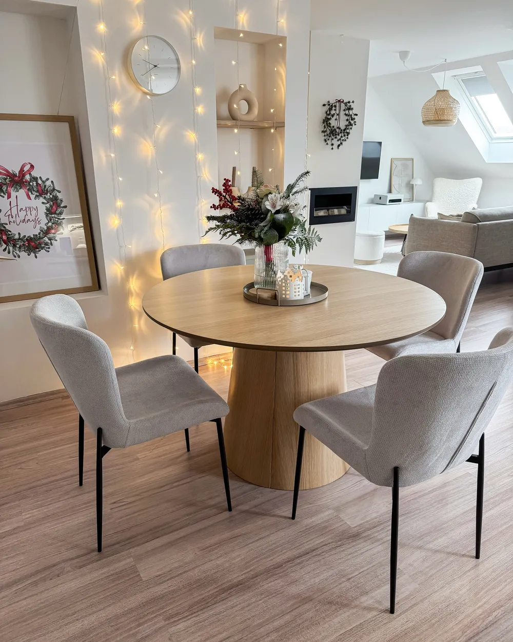 Set of 2 Dining Chairs ADA Dark Grey_952379