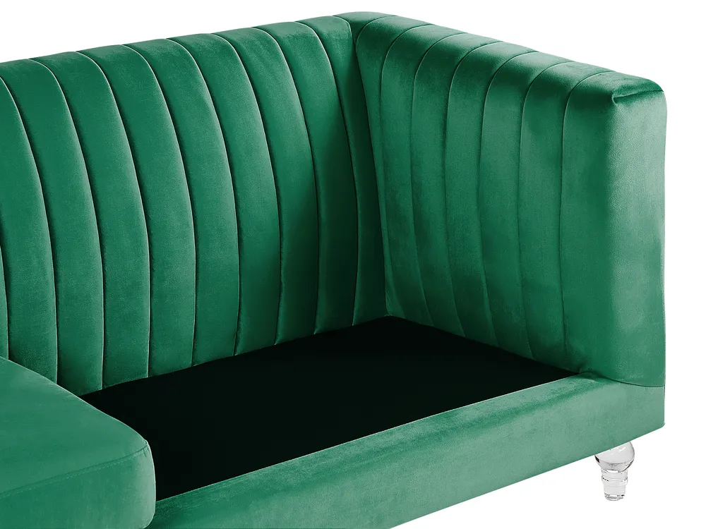 Sofa 3 Seater ARVIKA Velvet Green_806136
