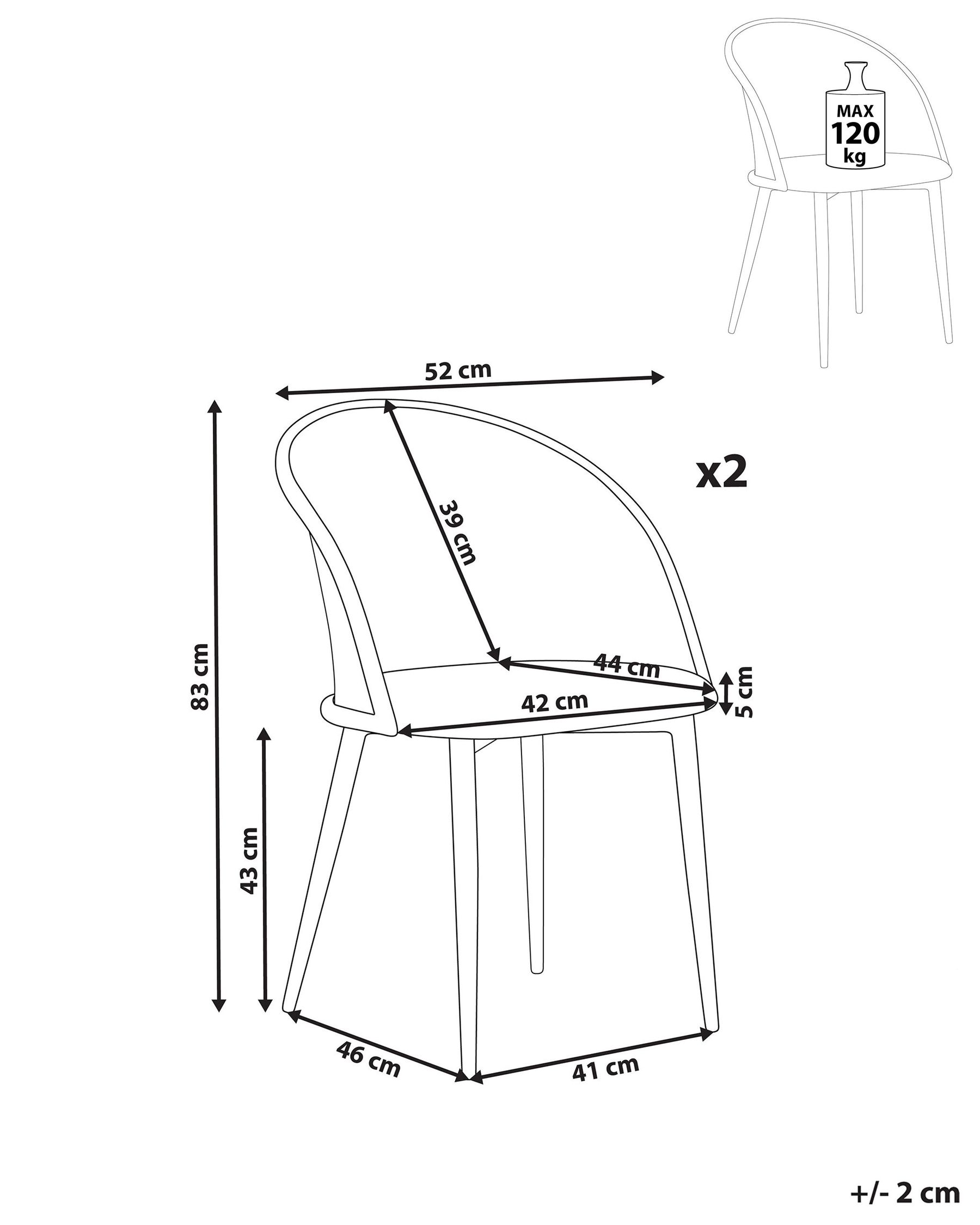 Ruokatuolisetti 2 kpl CORNELL metalli Vihreä_970220