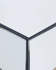 Side Table VIVY Glass Mirrored Silver_728605