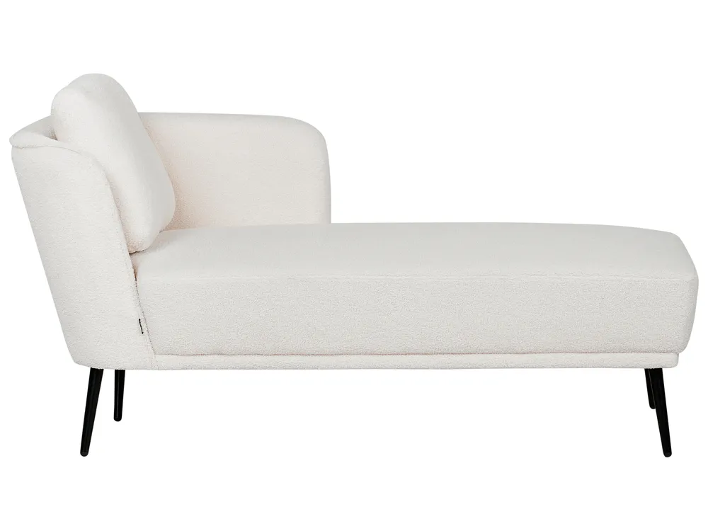 Vänstervänd schäslong ARTHEZE Bouclé Off-White_930058