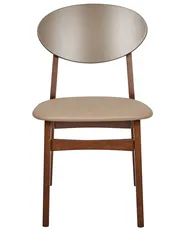 Set of 2 Dining Chairs AMERY Wood Light Brown/ Brown_945337