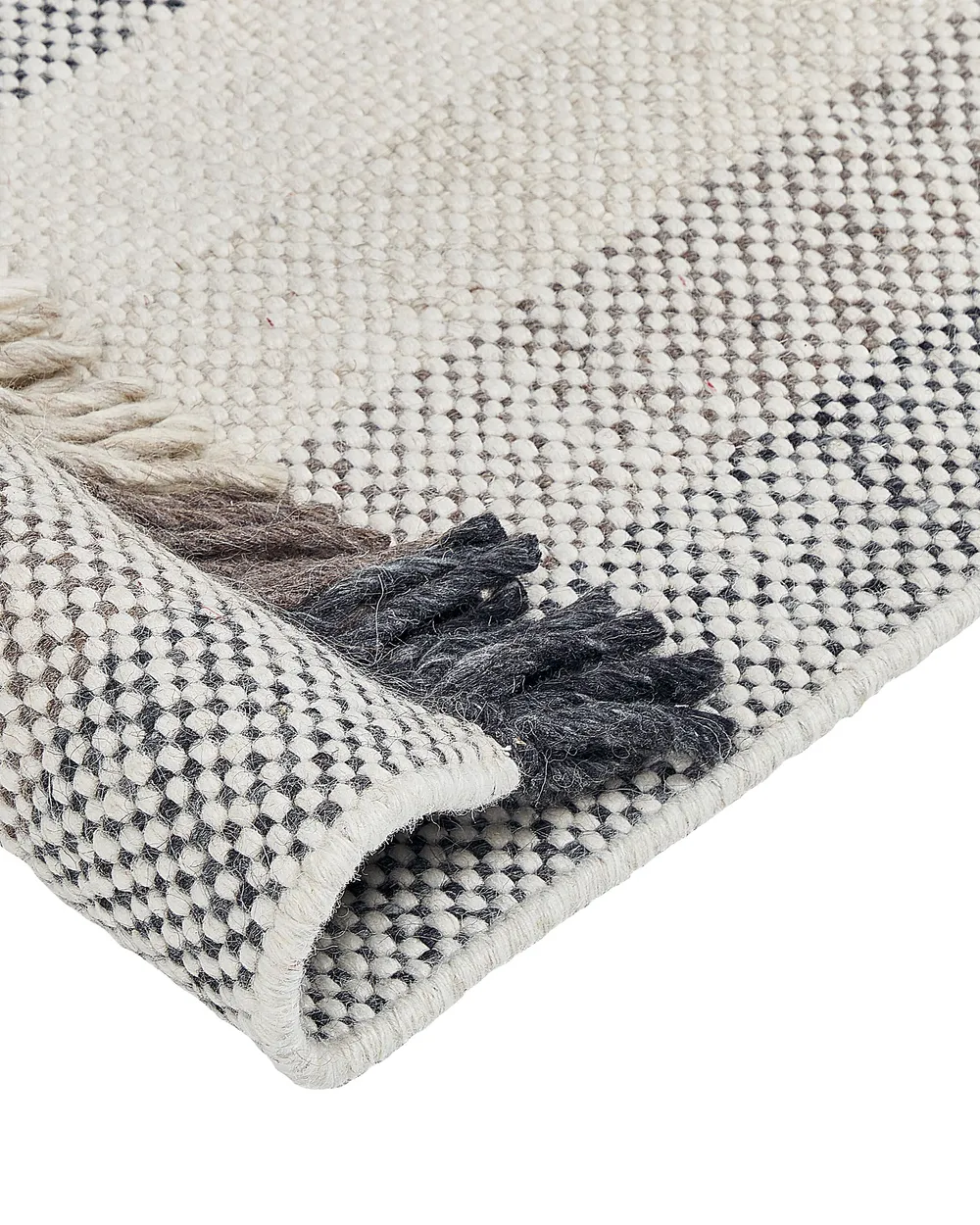 Rug EMIRLER White 160 x 230 cm Wool_847187