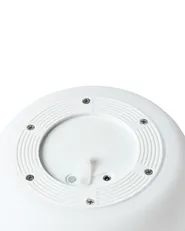 Set med 3 LED-dekorationslampor för utomhusbruk FARALLON med fjärrkontroll Vit_960837
