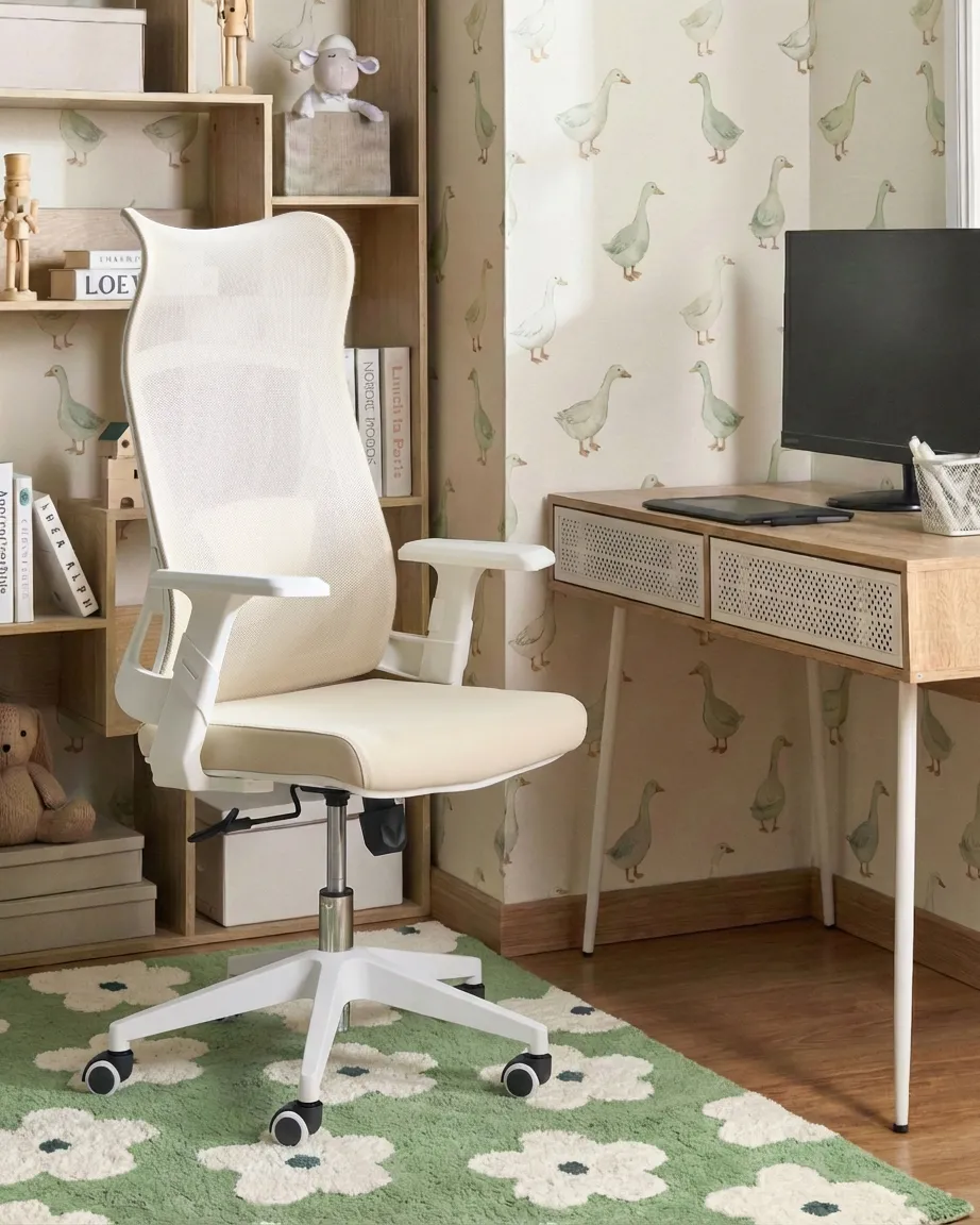 Kontorsstol BARD Beige_1052520