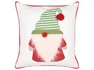 Set of 3 Decorative Cushions EMBERA 45 x 45 cm Multicolour Christmas Motif_1124899