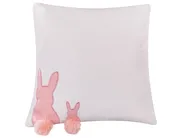 Set of 2 Decorative Cushions PHLOX Cotton 45 x 45 cm White_798590