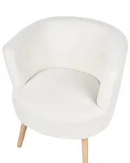 Armchair ODENZEN Boucle White_947633