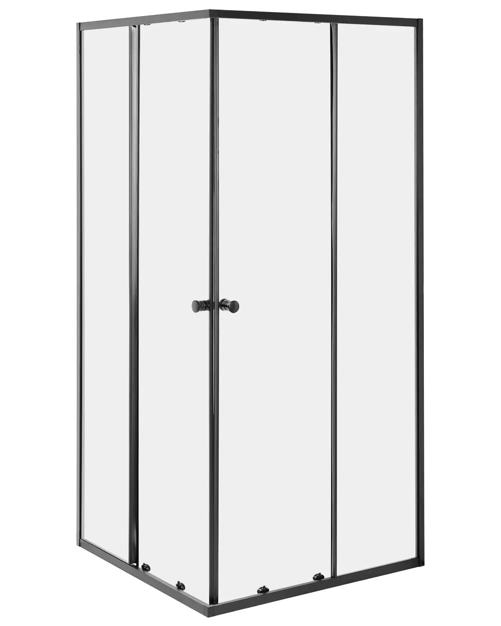 Shower Enclosure HUAPI 900 x 900 x 1900 mm Black