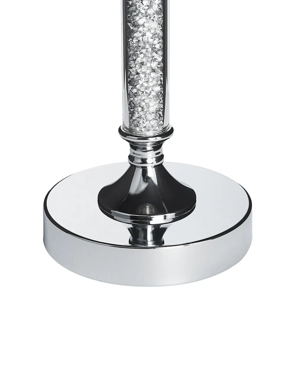 Candle Holder ABBEVILLE 41 cm Glass Silver_788831