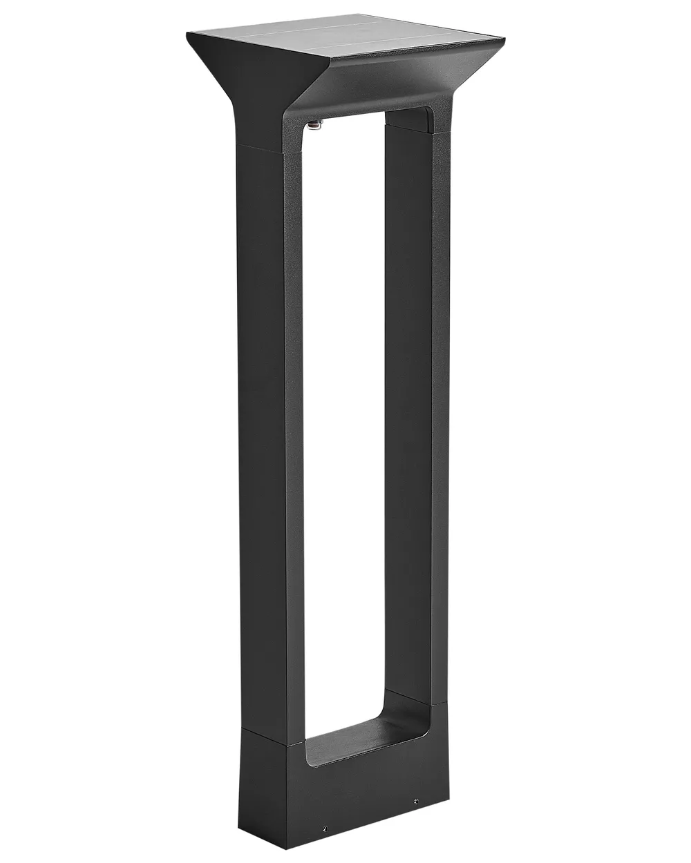 Solar Outdoor LED Bollard Lamp MALDEN with Motion Sensor Black