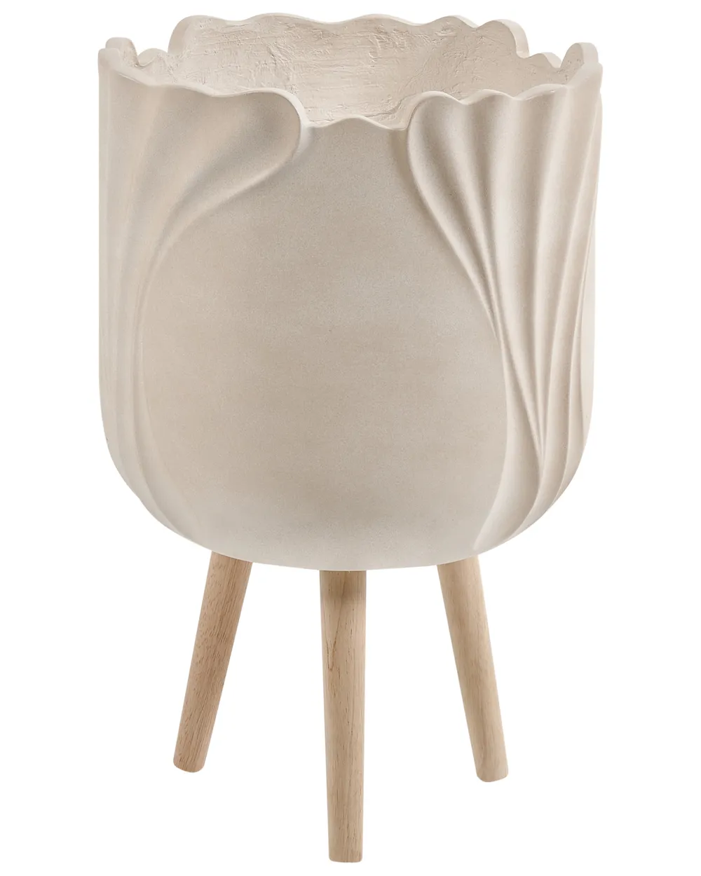 Elevated Plant Pot ARPONE 36 cm Light Beige