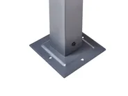 Gazebo LED PARGA 310 cm 310 cm Metal Brown_900882