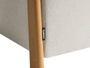 Upholstered Storage Bench EDLAND Fabric Light Beige_1040848