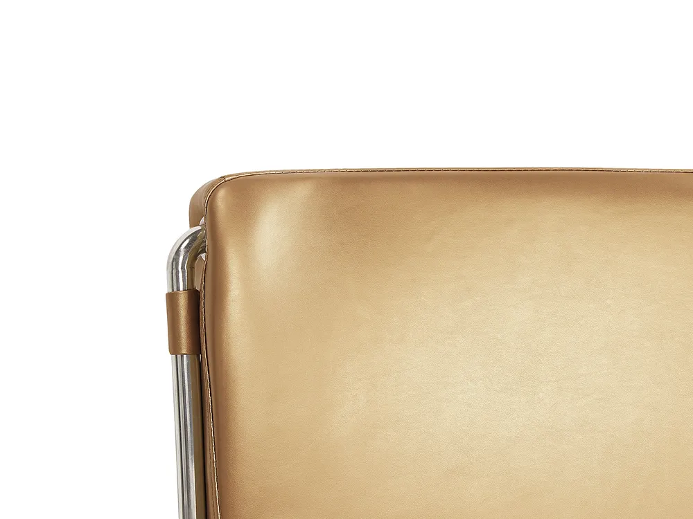 Waterbed Leather PARIS 140 x 200 cm (EU Double) Gold_781153