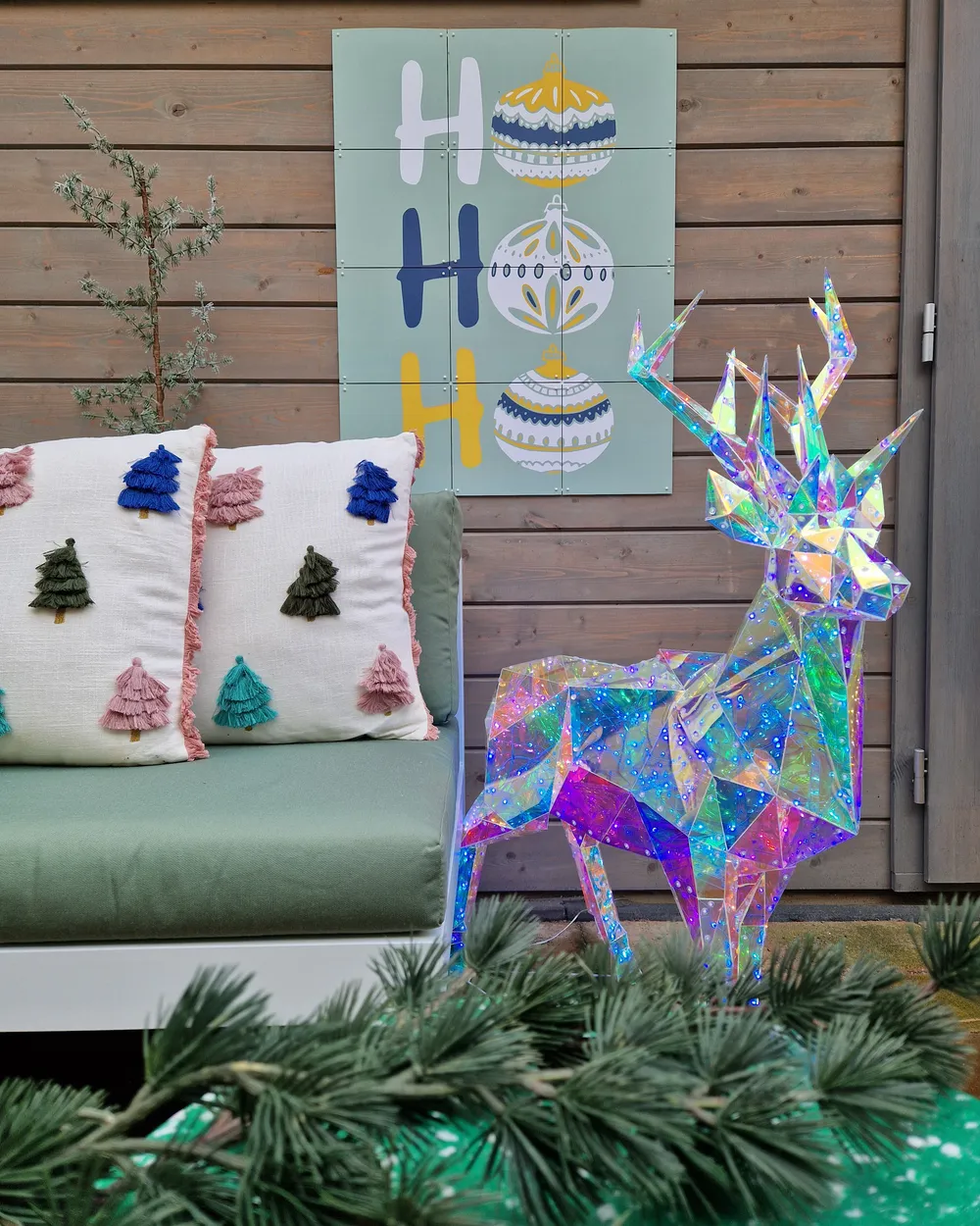 Ulkokoriste LED-valo POLARIS 90 cm Poro Monivärinen_961221