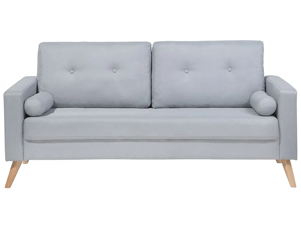 Sofa 2 Seater KALMAR Fabric Light Grey