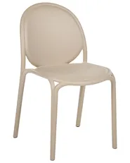 Set med 4 trädgårdsstolar BRUGNELLO Beige_1107029