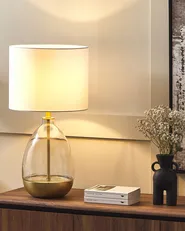 Bordslampa OKARI Glas Vit_823046