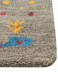 Matto SEYMEN Harmaa 80 x 150 cm gabbeh Villa_856064