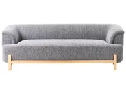 Living Room Set 5 Seater ALNOR Fabric Dark Grey_1009849