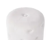 Sittpuff CARROLLTON Sammet Off-White_1190364