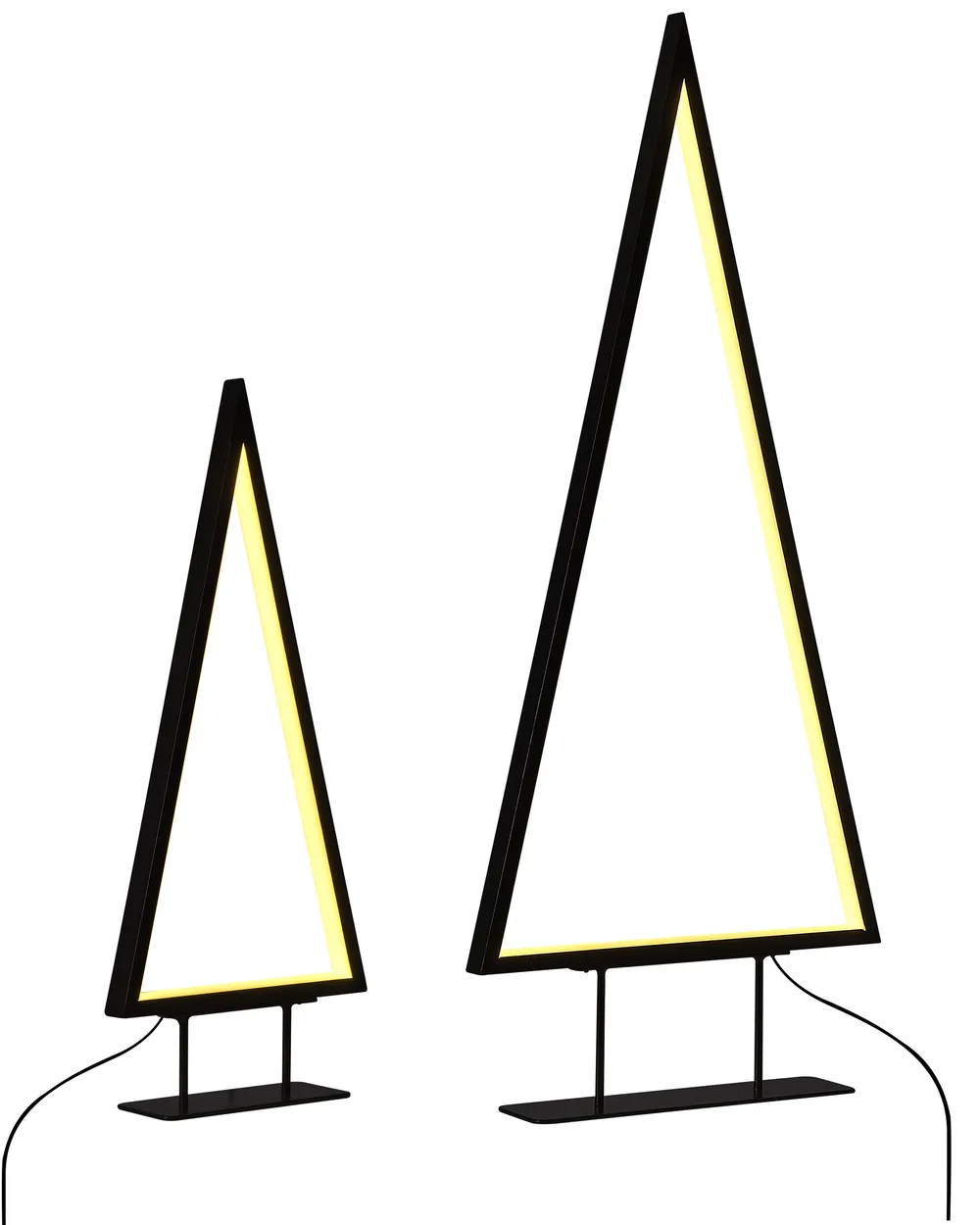 Christmas Decoration LED LOPPI 47/69 cm Christmas Tree Black