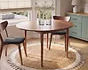 Extending Dining Table ECHO Dark Oak 107/137 cm 107 cm