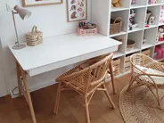 Työpöytä SHESLAY 120 cm 70 cm laatikoilla Valkoinen_818838